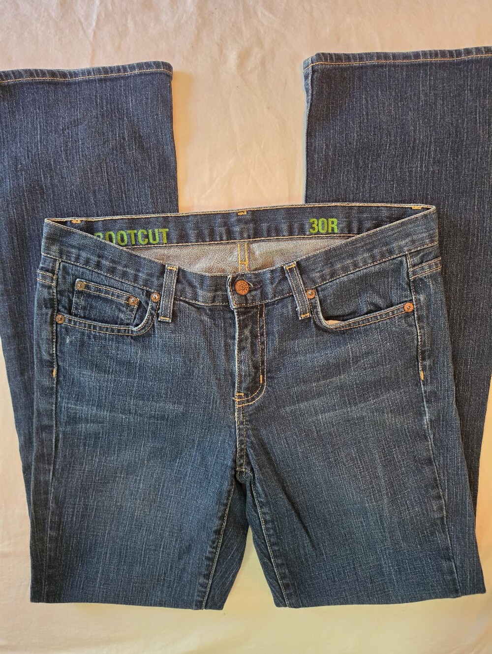 Vintage J. Crew Dark Rinse Bootcut Jeans 30R Made in USA
